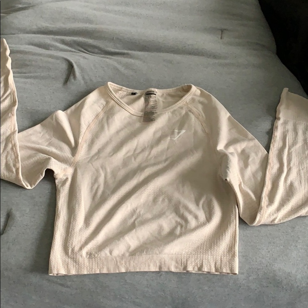 Gymshark long sleeve crop top